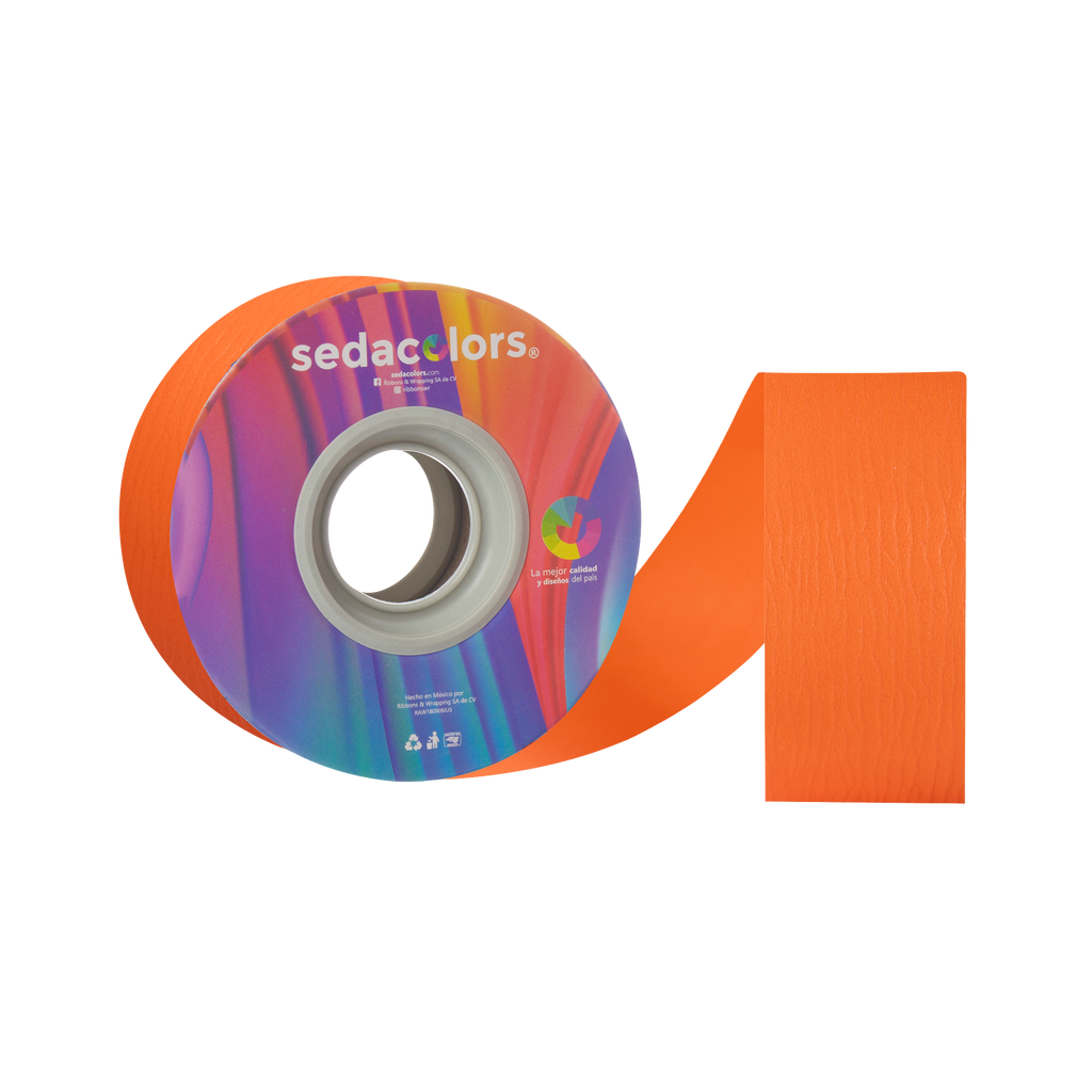 SYNTHETIC PAPER ORANGE RIBBON