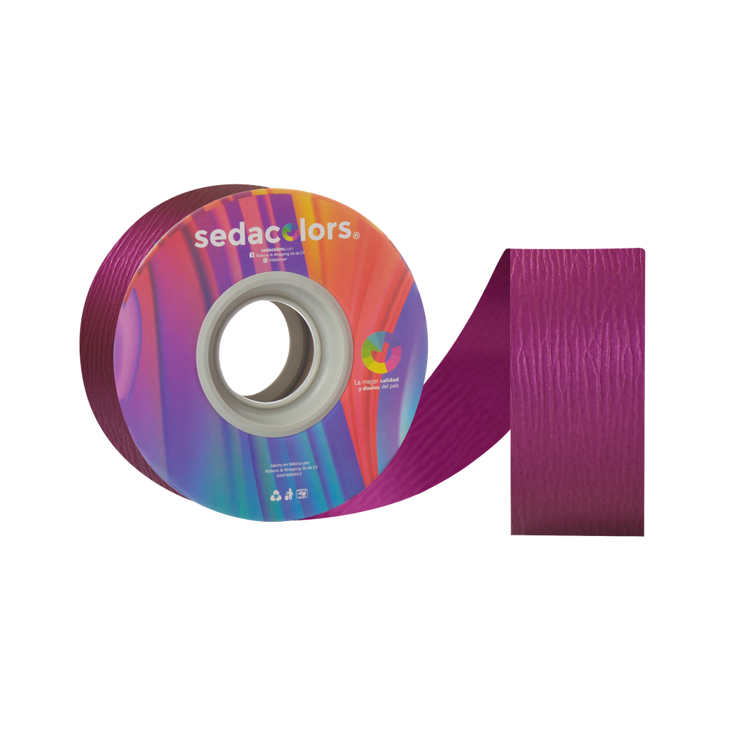 SYNTHETIC PAPER BURGUNDY RIBBON