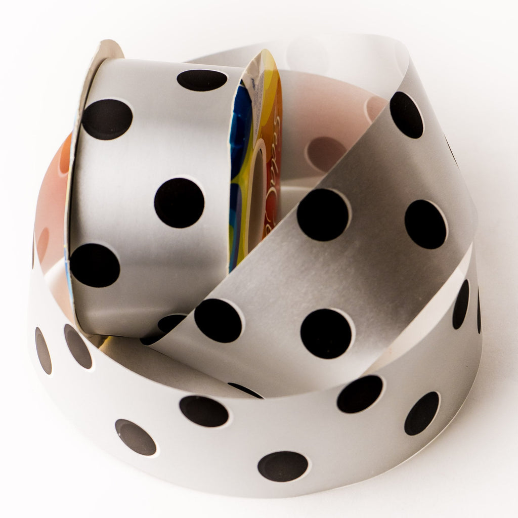 SILVER CIRCLES RIBBON