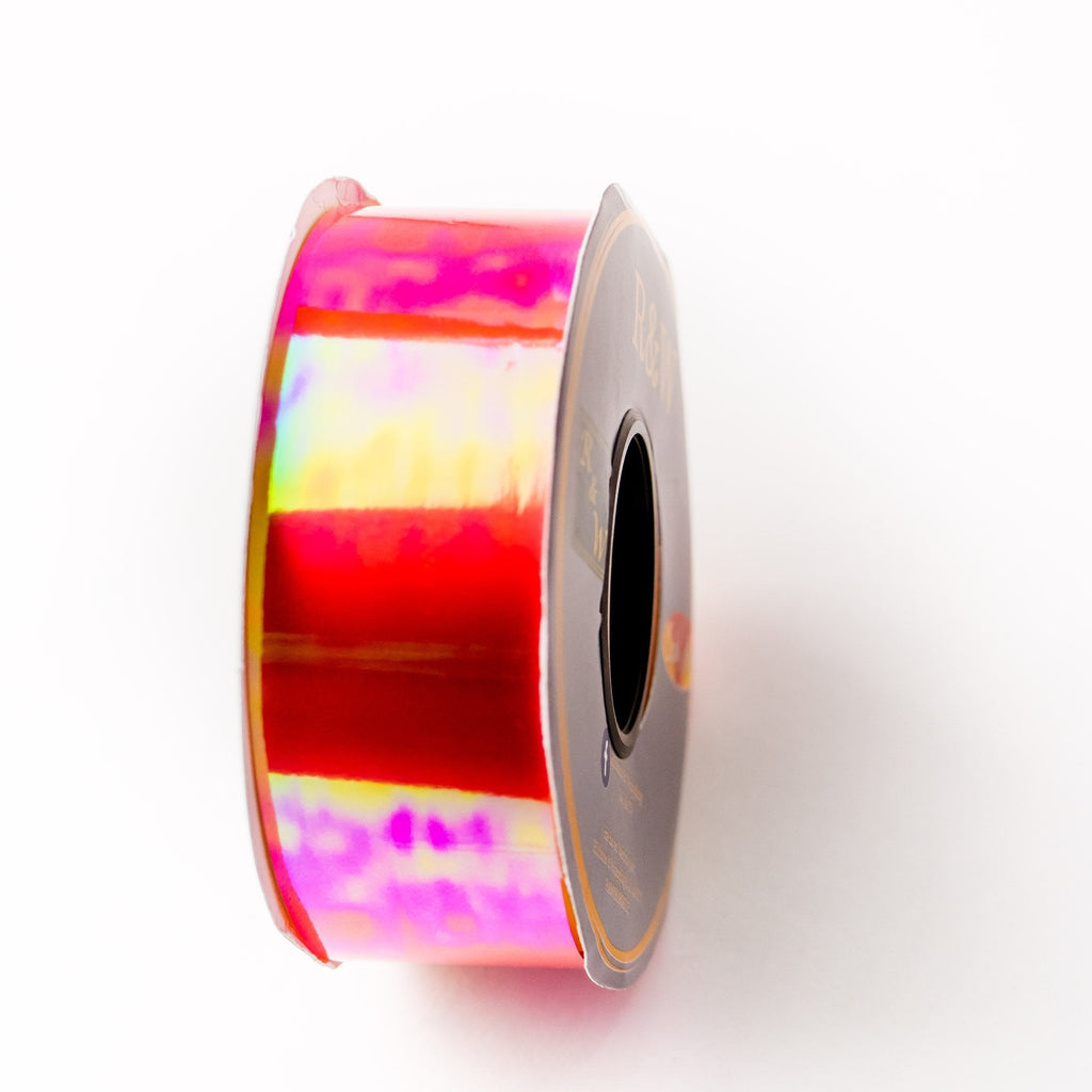 RED PEARLESCENT RIBBON