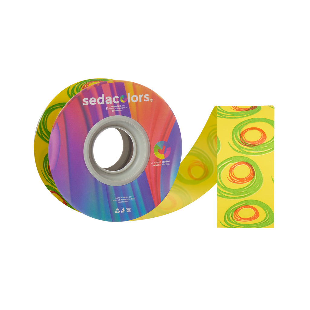 YELLOW SPIN RIBBON