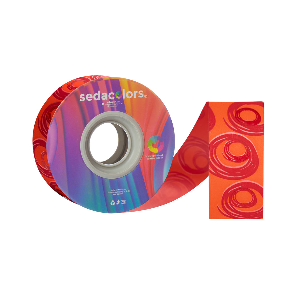 ORANGE SPIN RIBBON