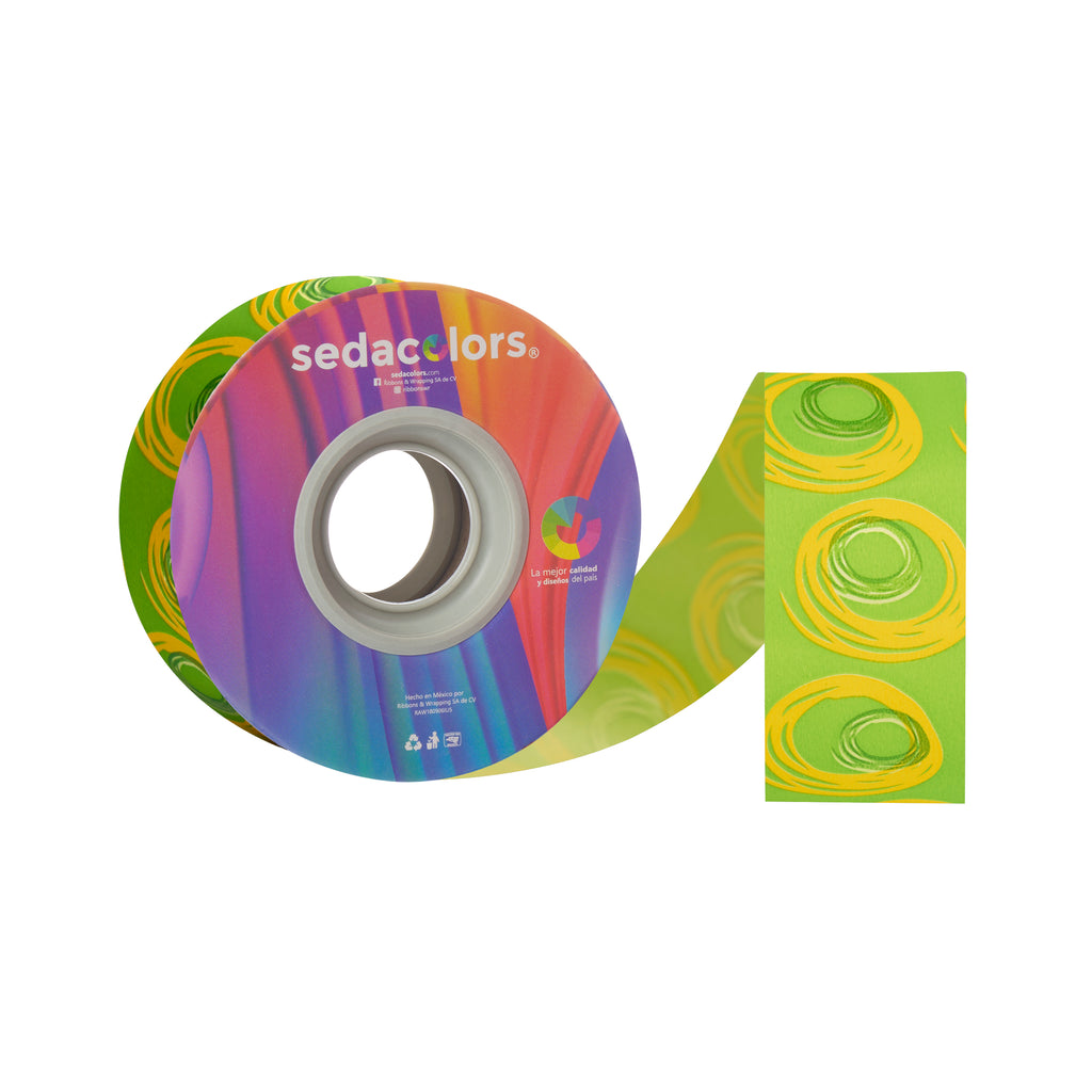 APPLE GREEN SPIN RIBBON