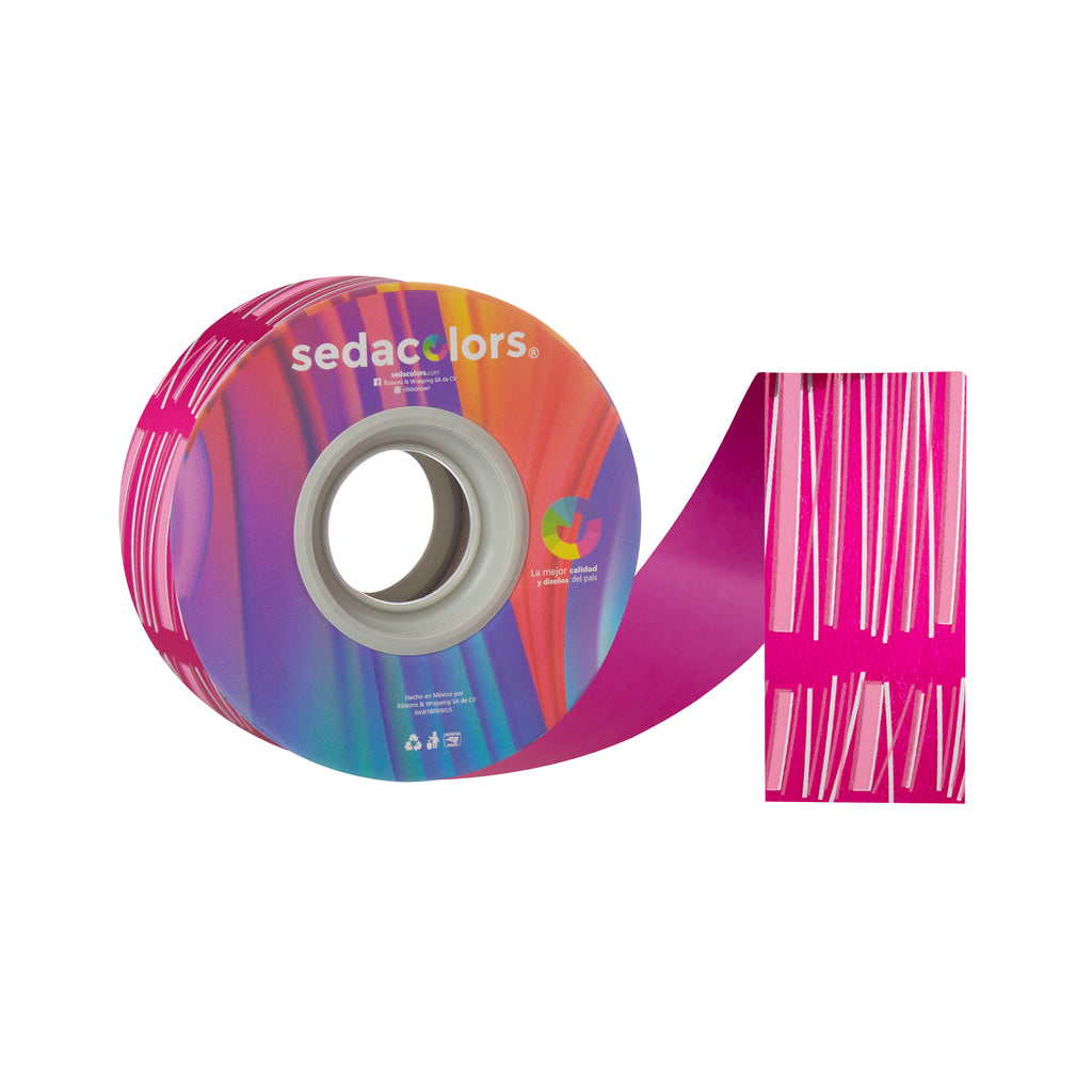 PINK METALLIC STICK RIBBON