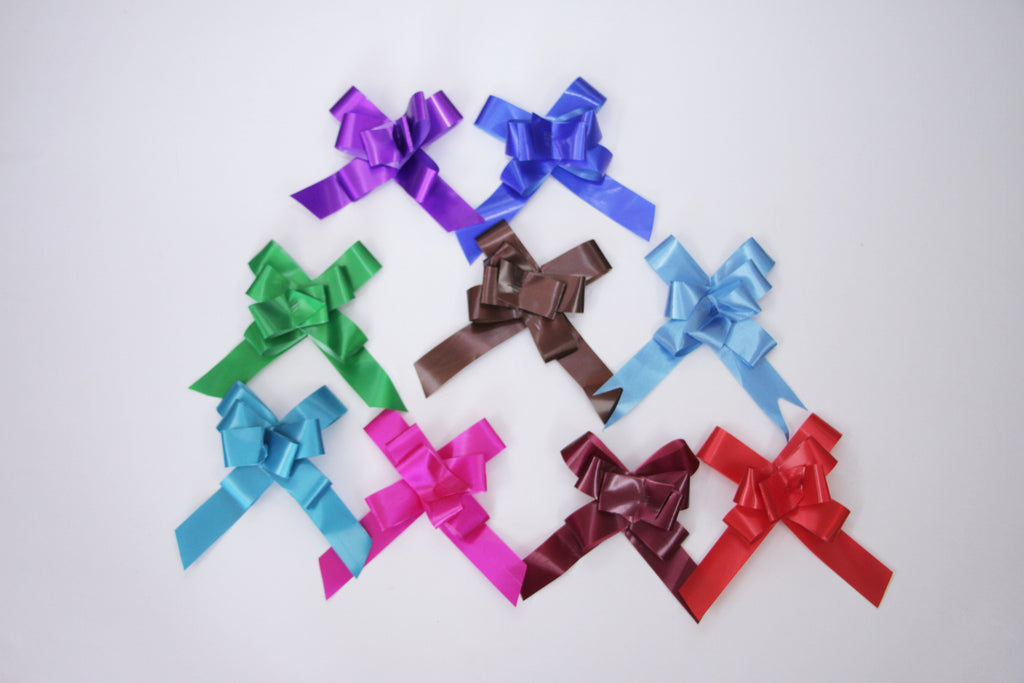 ASSORTED DARK PLAIN BUTTERFLY PULL BOW