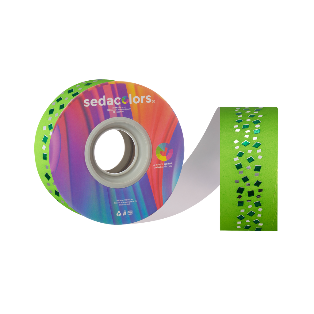 VEGAS APPLE GREEN RIBBON