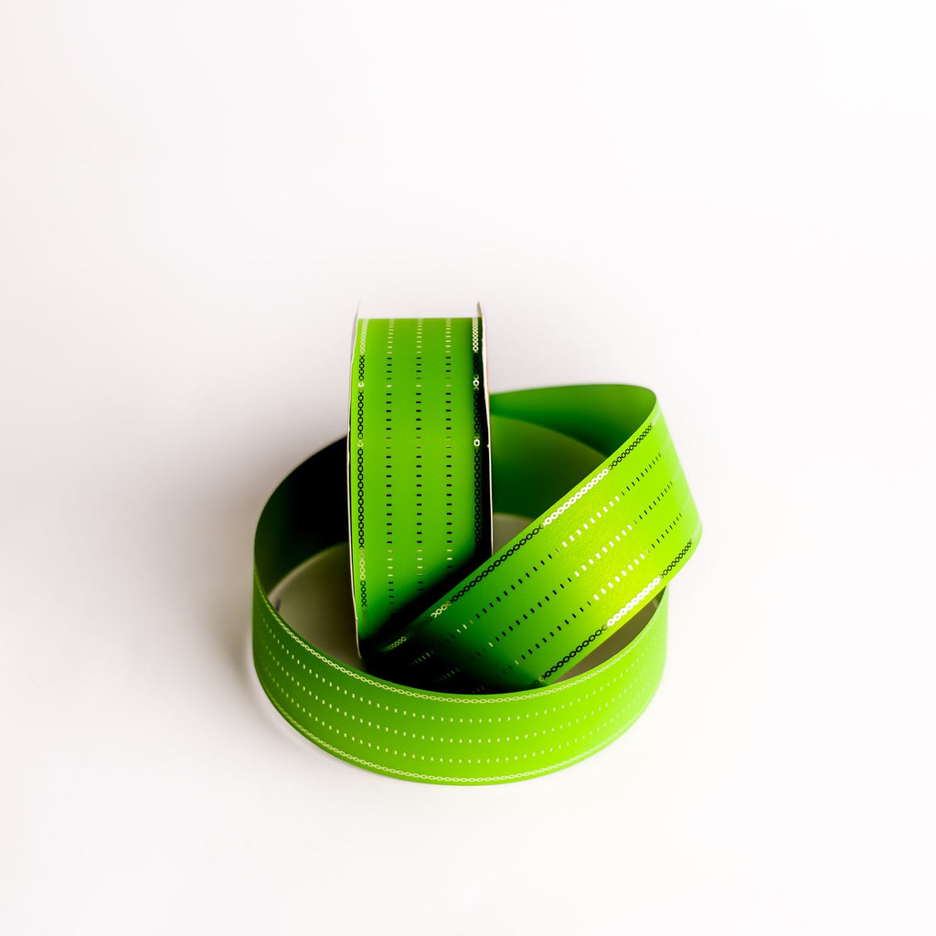 APPLE GREEN STRIPES RIBBON