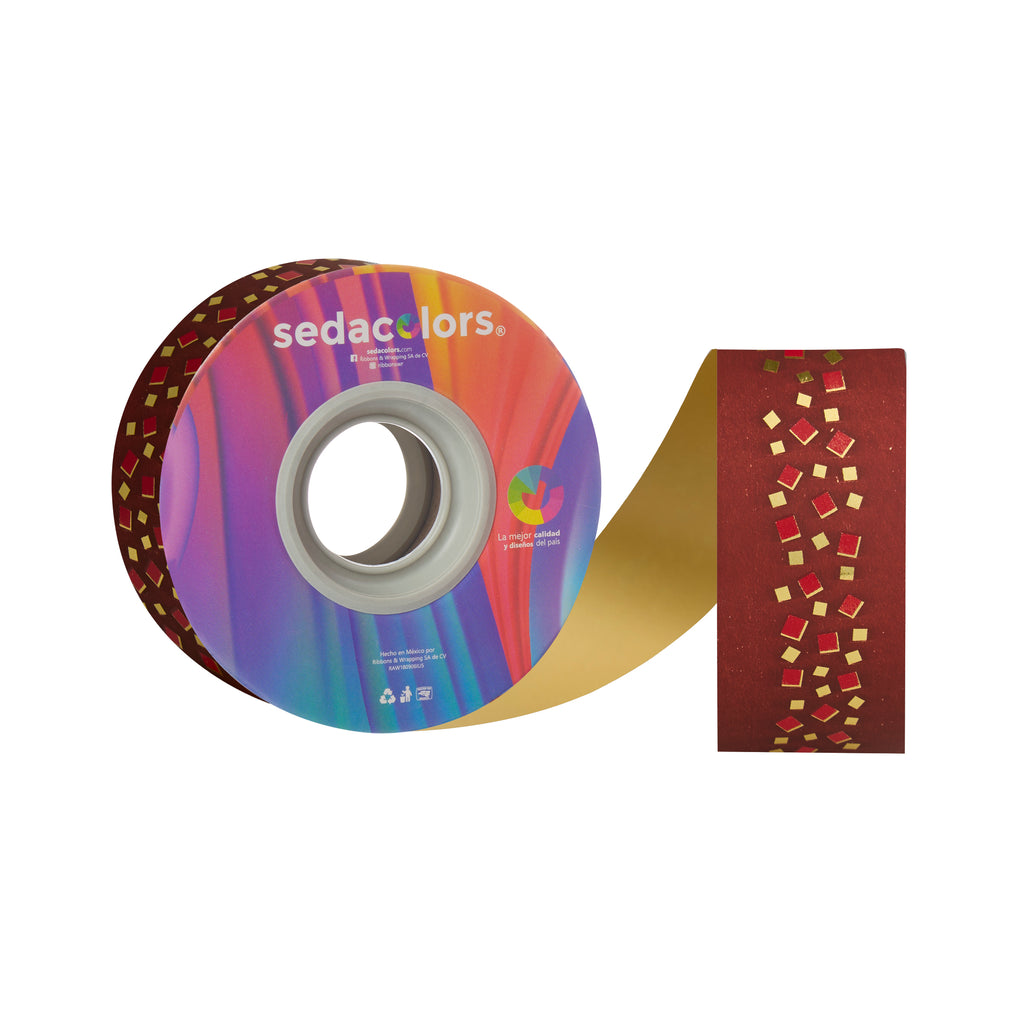VEGAS BURGUNDY RIBBON