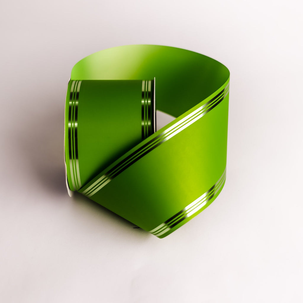 APPLE GREEN LAME RIBBON