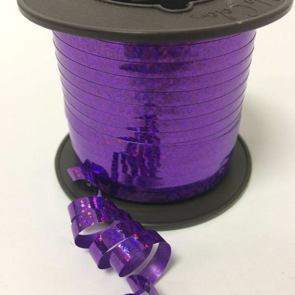 PURPLE HOLOGRAM CURLING