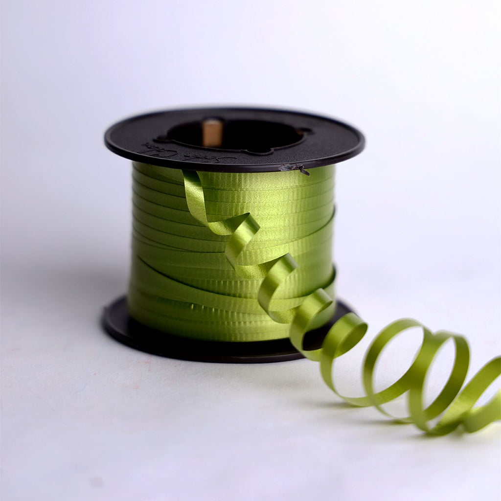 MOSS GREEN PLAIN CURLING