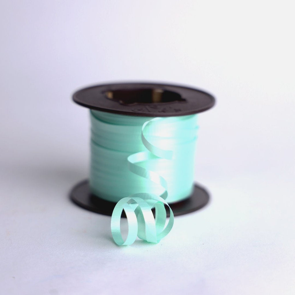AQUA GREEN PLAIN CURLING