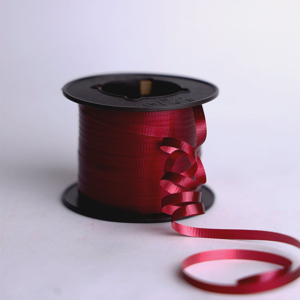BURGUNDY PLAIN CURLING