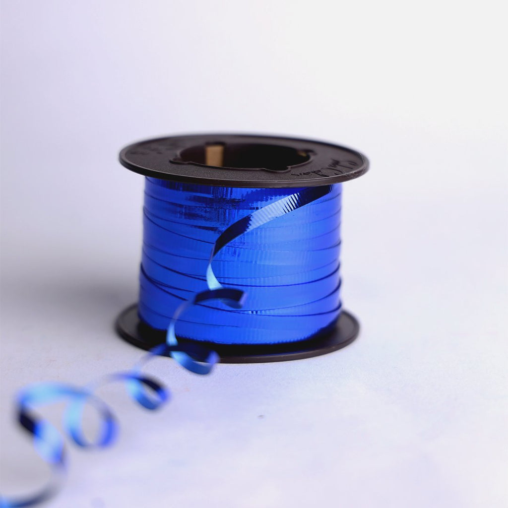 ROYAL BLUE METALLIC CURLING