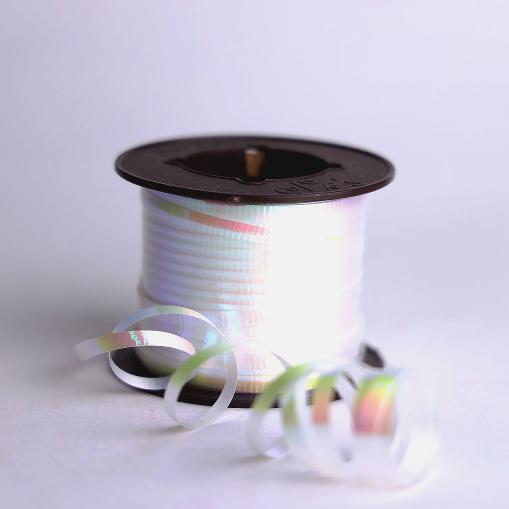 WHITE PEARLESCENT CURLING