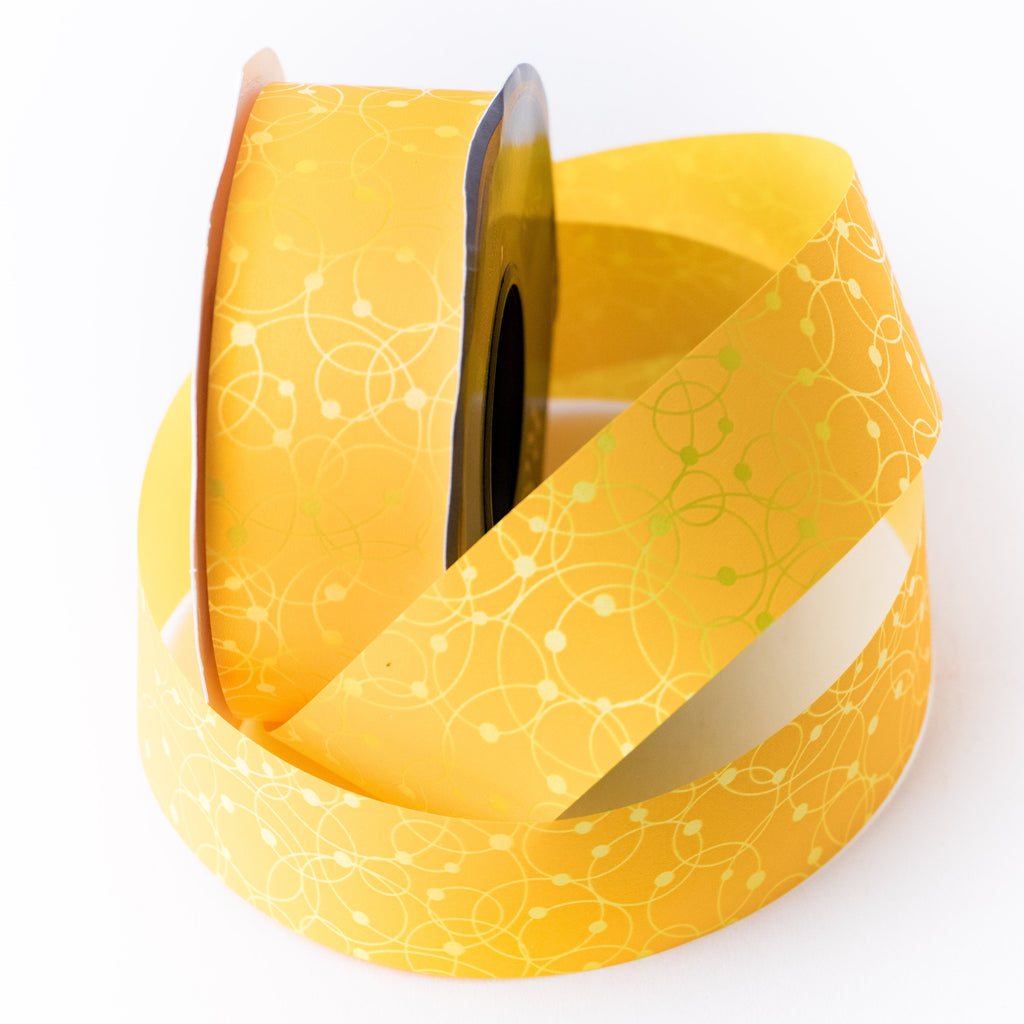 YELLOW BUBBLE RIBBON