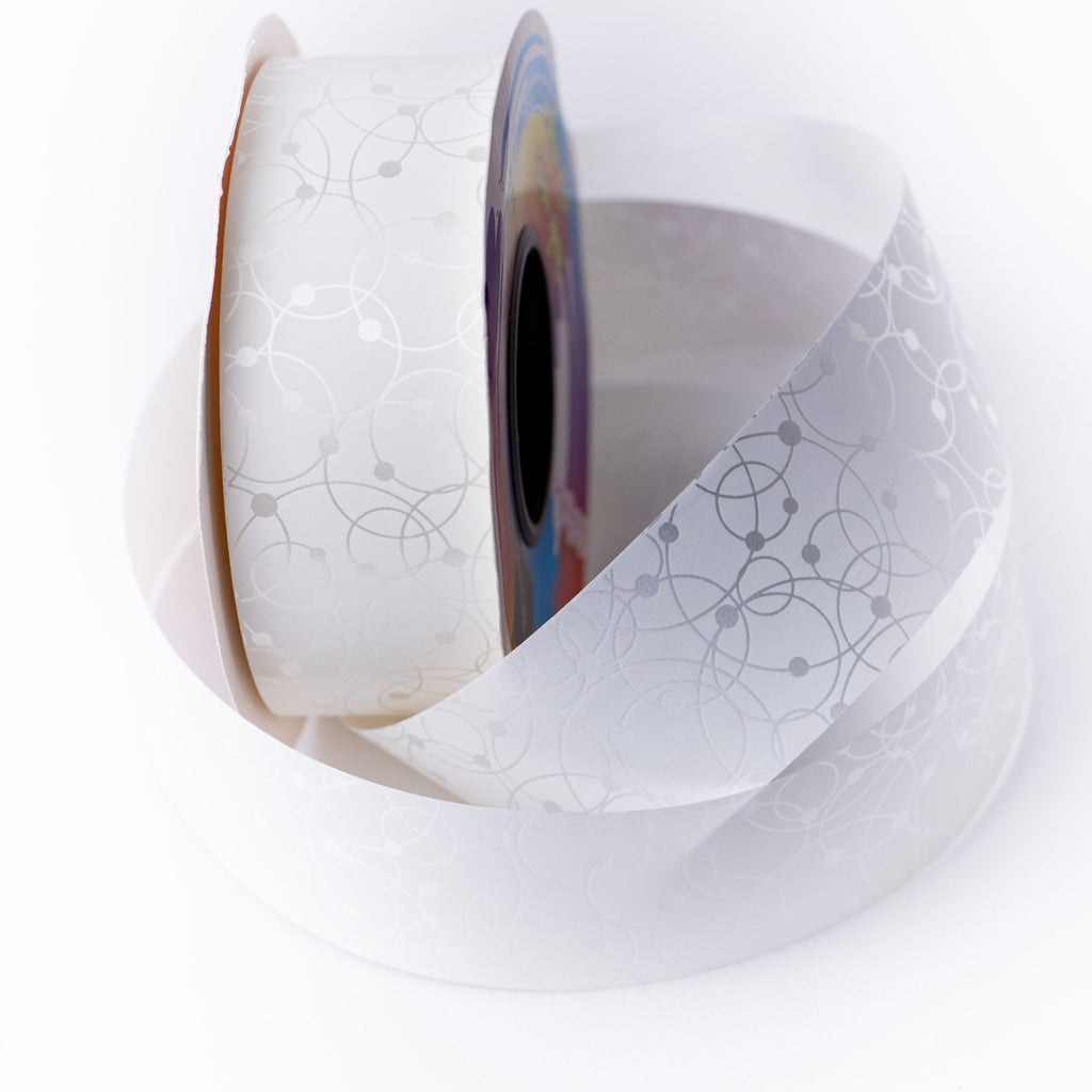 WHITE BUBBLE RIBBON