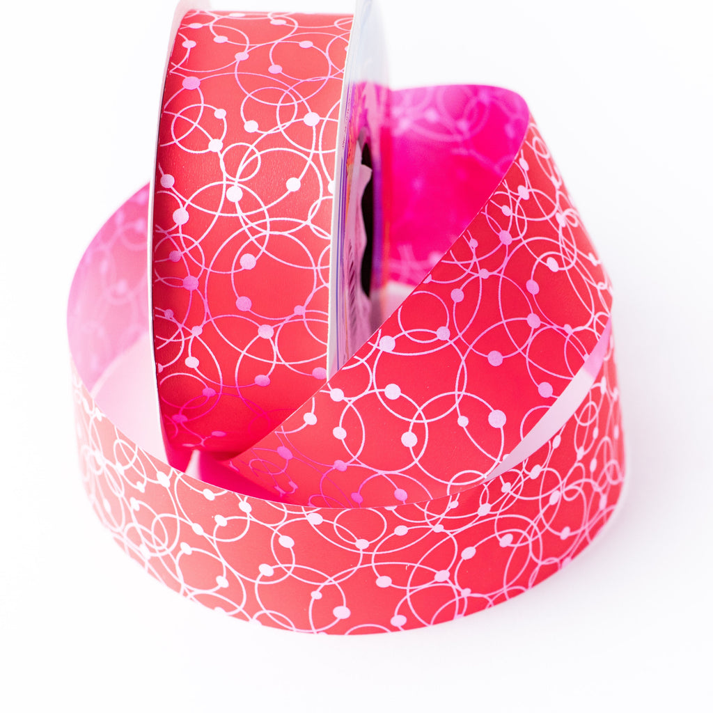 RED BUBBLE RIBBON