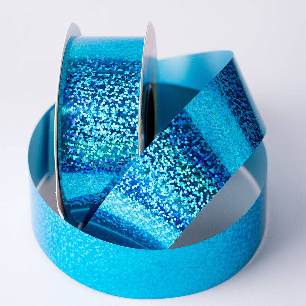 TURQUOISE HOLOGRAM RIBBON