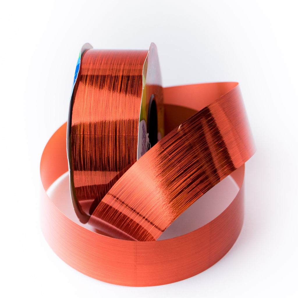 ORANGE HOLOGRAM RAIN RIBBON