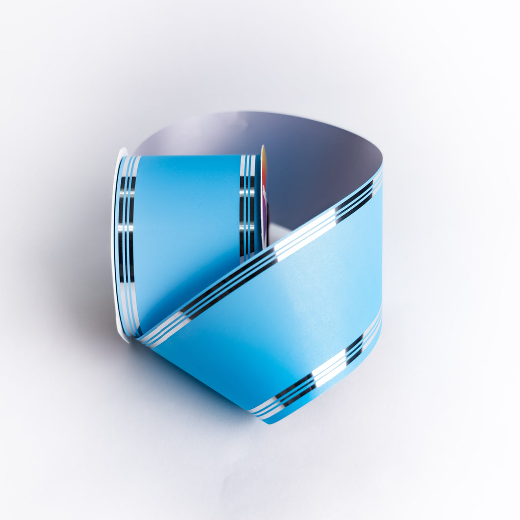 TURQUOISE LAME RIBBON