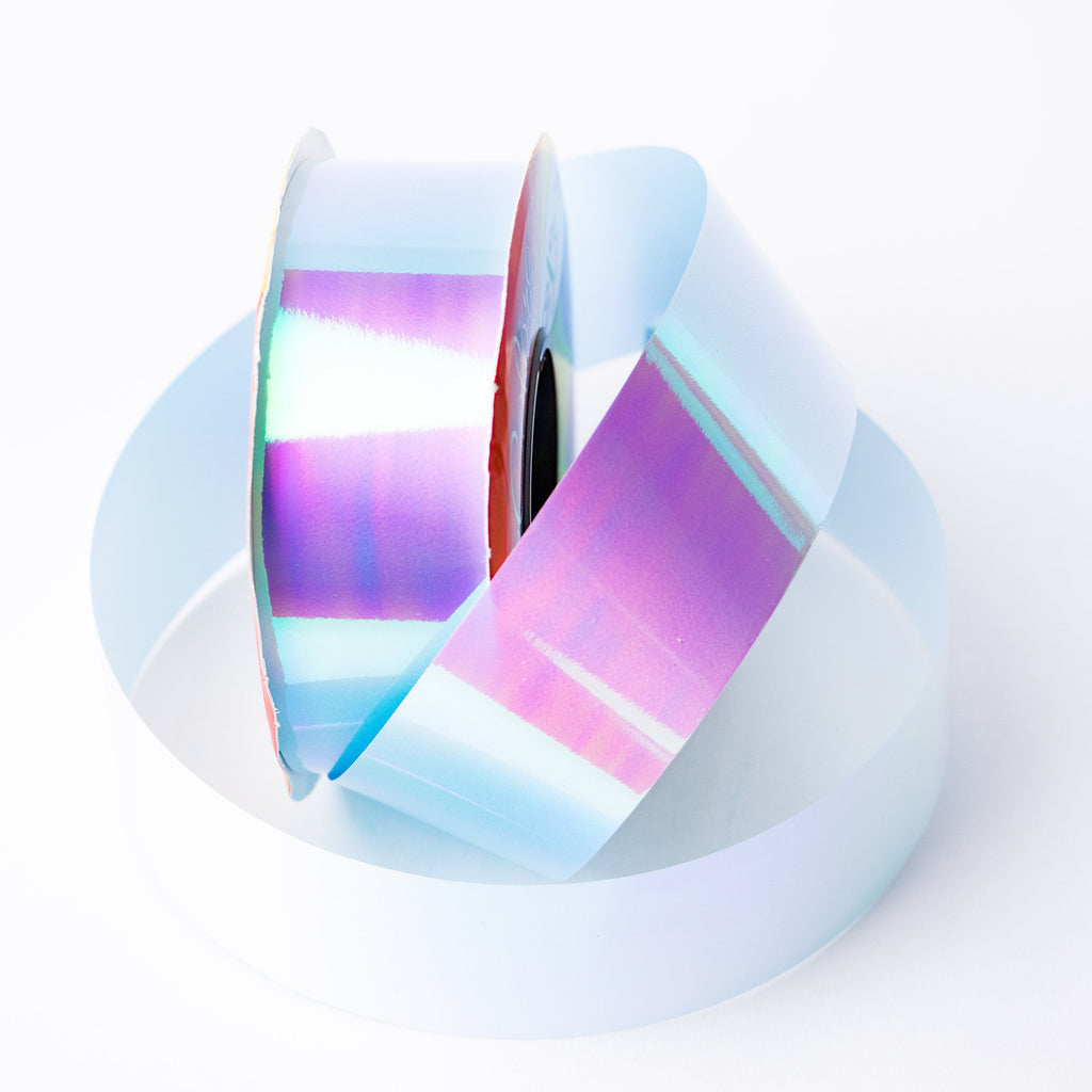 TURQUOISE PEARLESCENT RIBBON