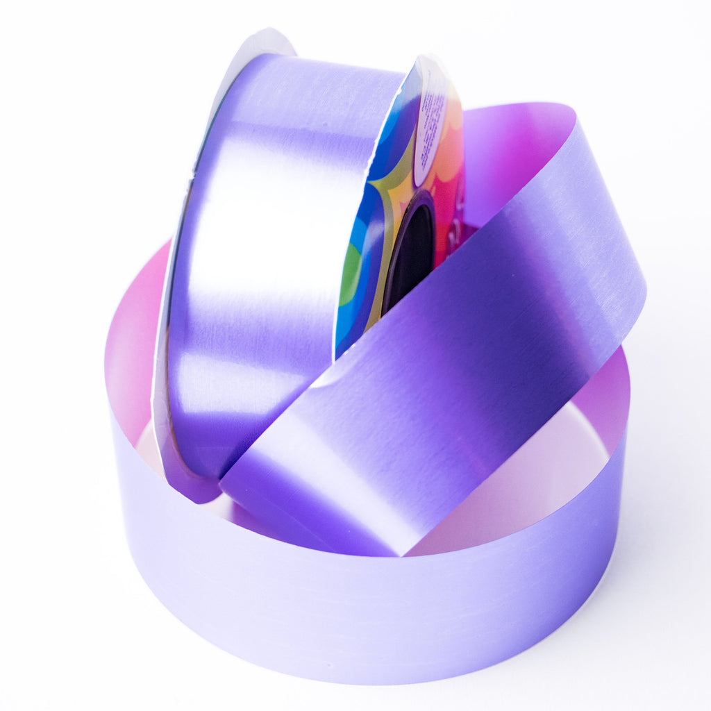 SILKY METAL LAVENDER RIBBON