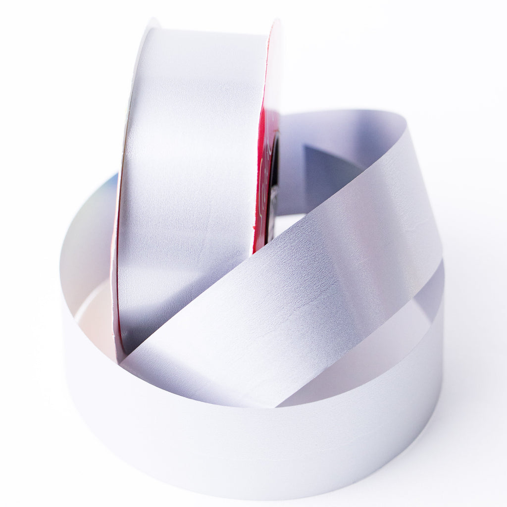 SILKY METAL SILVER RIBBON